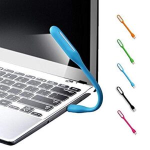 ANK 5Pcs Mix Color Flexible USB Led Light Lamp for Computer Laptop Pc Powerbank