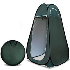 ANK Foldable Portable Pop Up Cloth Changing Waterproof Toilet Bathroom Dome Tent for Outdoor Camping Hiking and Beach (Green)