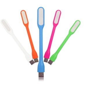 ANK 5Pcs Mix Color Flexible USB Led Light Lamp for Computer Laptop Pc Powerbank