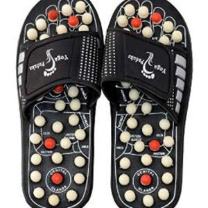 ANK Spring Acupressure Yoga Paduka slipper , Foot Massager For Men and Women (7 UK)