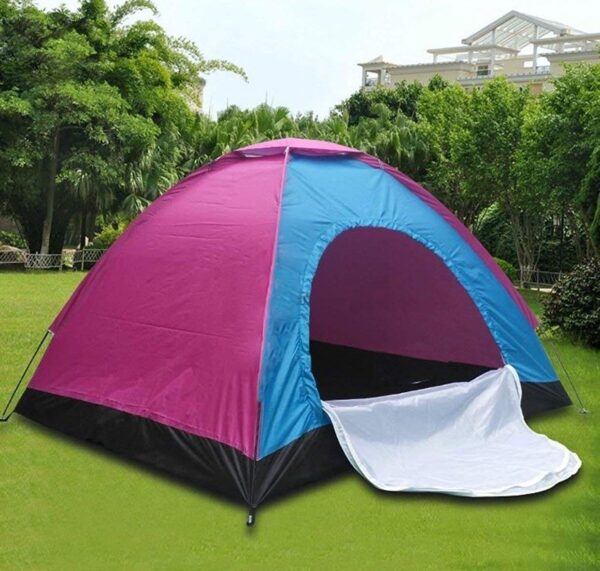 ANK Tent Portable Waterproof Tent Outdoor (for 6 Person_Multicolour).